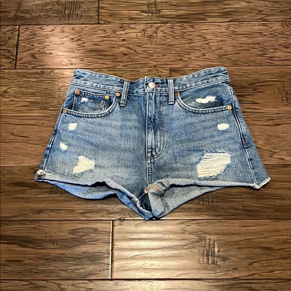 Madewell Relaxed Denim Shorts Size 25 - Picture 1 of 16